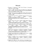 Eseja 'EU as a Collective Actor in Other International Organizations - Opportunities in', 6.