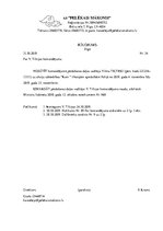 Konspekts 'Rīkojums par komandējumu', 1.