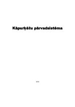 Konspekts 'Kāpurķēžu pārvadsistēma', 1.