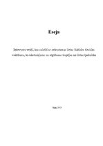 Eseja 'Izdevumu veidi, kas saistīti ar nekustamas lietas faktisku tiesisku valdīšanu, t', 1.