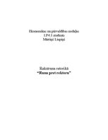 Eseja 'Runa pret rektoru', 1.