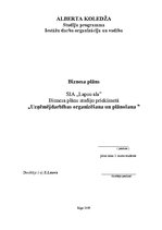 Biznesa plāns 'SIA "Lapsu ala"', 1.