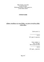 Referāts 'Bērna tiesības uz izglītību: valsts un pašvaldību atbildība', 1.