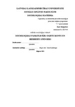 Referāts 'Socioloģijas pamatlicēji Ogists Konts un Herberts Spensers', 1.