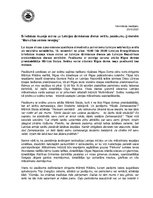 Konspekts 'Preses relīze', 1.