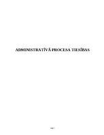 Konspekts 'Administratīvā procesa tiesības', 1.