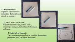 Prezentācija 'Darba plānas- Radošs uzdevums: Puķu vāzes izveide ar dabas materiāliem', 3.