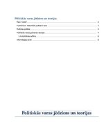 Referāts 'Politiskās varas jēdziens un teorijas', 2.