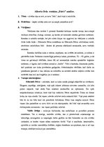 Eseja 'Alberta Bela romāna "Būris" analīze', 1.