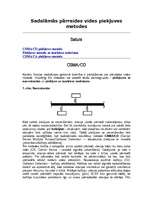 Konspekts 'Sadalītās pārraides vides piekļuves metodes', 1.