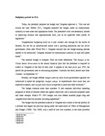 Konspekts 'Budgetary Process in USA', 1.