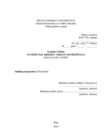 Diplomdarbs 'Patēriņa kredīta tirgus novērtēšana', 1.