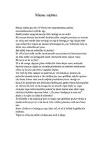 Eseja 'Manas sajūtas', 1.
