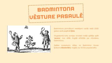 Prezentācija 'Badmintons', 3.
