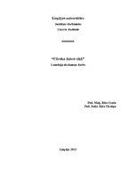 Referāts 'Cilvēka dzīves cikli', 1.