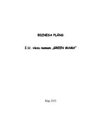Biznesa plāns 'Viesu nams "Green mama"', 1.