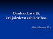 Prezentācija 'Bankas Latvijā, krājaizdevu sabiedrības', 1.