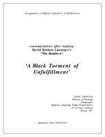Referāts 'A Black Torment of Unfulfillment', 1.