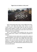 Konspekts 'Ēģiptes krīze un tās ietekme uz arābu pasauli', 1.