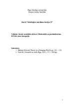 Konspekts 'Jaunie socialitātes diskursi. Modernitāte un postmodernisms. M.Fuko varas koncep', 1.