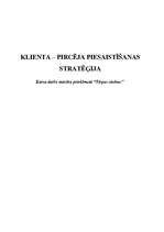 Referāts 'Klientu piesaistīšana', 1.