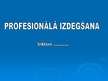 Prezentācija 'Profesionālā izdegšana', 1.