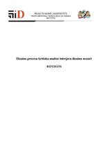 Referāts 'Dizaina procesu kritiska analīze interjera dizaina nozarē', 1.