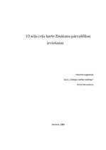 Konspekts 'Desmit soļi Zināšanu pārvaldības sistēmas ieviešanai', 1.