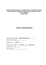 Prakses atskaite 'Prakses dienasgrāmata neiroloģijas nodaļā', 1.