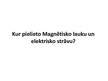 Prezentācija 'Magnētiskais lauks un elektriskā strāva', 17.