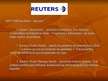 Prezentācija 'Aģentūra Reuters', 12.