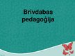 Prezentācija 'Brīvdabas pedagoģija', 1.
