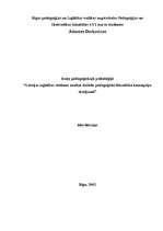 Eseja 'Latvijas izglītības sistēmas analīze dažādu pedagoģiski filosofiska koncepciju s', 1.