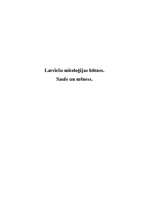 Referāts 'Latviešu mitoloģijas būtnes. Saule un mēness', 1.