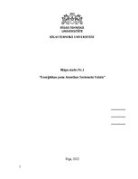 Referāts 'Enerģētikas joma Amerikas Savienotās Valstīs, 1. mājas darbs', 1.