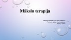 Prezentācija 'Mākslas terapija', 1.