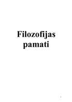 Konspekts 'Ievads filosofijā', 1.