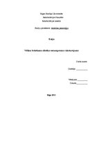 Eseja 'Vēlīnais briedums', 1.