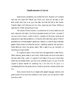 Konspekts 'Good Manners in Latvia', 1.