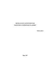 Biznesa plāns 'Transporta uzņēmums SIA „Bebri”', 1.