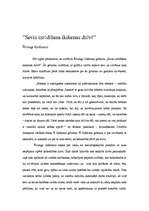 Konspekts 'Ē.Gofmanis "Sevis izrādīšana ikdienas dzīvē"', 1.