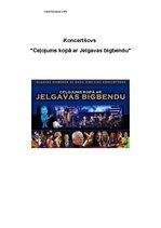 Konspekts 'Koncertšovs "Ceļojums kopā ar Jelgavas bigbendu". Analīze', 1.