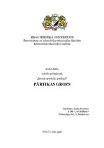 Paraugs 'Operāciju pētīšana. Pārtikas grozs', 1.