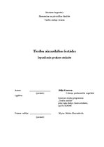 Prakses atskaite 'Tiesību aizsardzības iestādes iepazīšanās prakses atskaite', 1.