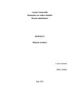 Referāts 'Pētījuma struktūra', 1.