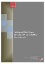 Paraugs 'Gaisa siltumvadīšanas koeficienta noteikšana', 1.