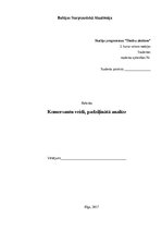 Referāts 'Komersantu veidi, padziļinātā analīze', 1.