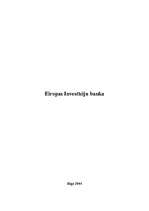 Referāts 'Eiropas Investīciju banka', 1.