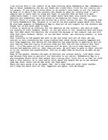 Eseja 'Remembrance Day', 1.