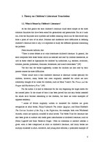 Diplomdarbs 'Contrastive Analysis of Children’s Literature Translation - J.K.Rowling’s Novels', 4.